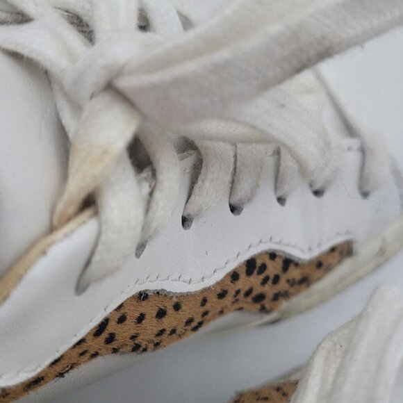 Madewell MD775 Sidewalk Low-Top Sneakers Leather Calf Hair: Wave Edition Size 6M - Picture 9 of 12